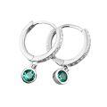 wholesale S925 Sterling Silver Micro-Paved Zircon Round Hoop Earrings with Geometric Ear Clips for Women – Premium Wholesale-0-9