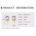 Sterling Silver Exaggerated European Cross-border Earrings with Moissanite Stars [Clearance Free Shipping]-0-28