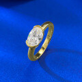 wholesale S925 Silver 6*8mm Oval Ring for Women, Ins Style, Daily Wear,。-0-2
