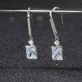 wholesale 925 Silver Cloud-Pull Jewelry New 8A Ultra-Sparkling Zircon Earrings Versatile and Elegant Women's Earrings Wholesale-0-0