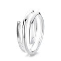 wholesale S925 Sterling Silver Twisted Thread Ring for Women, Small Niche Luxury Index Finger Ring, Direct from Manufacturer-0-4