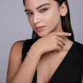 S925 Silver Cross-Border New Hot-Selling Versatile Pave Bracelet-0-2