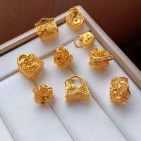 wholesale S925 antique silver gold-plated bag charm pendant for DIY bracelet necklace accessory, pure silver jewelry for women gifts-1# One (no chain)