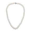 Metal Freshwater Pearl Necklace, Mother's Day Gift-0-4