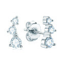 925 Sterling Silver Moissanite Women's Long Bar Earrings, Trendy Wholesale Accessories-0-20