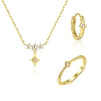 wholesale S925 Sterling Silver-Single three-piece set 925 silver