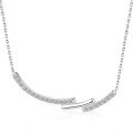 wholesale S925 Sterling Silver Necklace for Women, Trendy Hot-Selling Accessory, Minimalist Niche Design Necklace-0-0