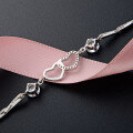 wholesale S925 Sterling Silver Embedded Zircon Korean New Style Simple and Fashionable Women's Bracelet Wholesale from Source Factory-0-2