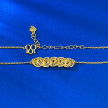 wholesale Metal Material, Mu Jing Jewelry Xiaohongshu Same Style Five Emperor Coin Necklace, New Chinese National Trend Style High Sparkle Crushed Ice Money Multi-Layer Necklace-0-3