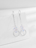 wholesale Metal S925 Sterling Silver Earrings for Women, Small and Unique Design, Long Drop Elegant Dangle Earrings, Versatile and Stylish Jewelry for Wholesale-0-2