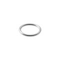 wholesale 999 Silver Unisex Plain Ring Minimalist Japanese Style Understated Trendy Jewelry R01553-0-4