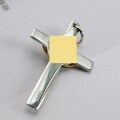 wholesale Metal cross pendant necklace for men, trendydesign, vintage hip-hop punk style jewelry accessory for women-0-2