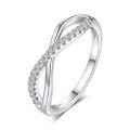 S925 Sterling Silver Hip-Hop Asymmetrical Row Ring with Moissanite-0-3