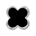 wholesale S925 Sterling Silver Four-Leaf Clover Epoxy Resin Stud Earrings for Women, Minimalist and Luxurious, Unique and Elegant, New Design Ear Jewelry Gift-0-4