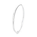 wholesale S925 Sterling Silver Plain Circle Thin Ring Ins Fashion Minimalist Hand Jewelry Polished Line Ring Factory Direct-0-6