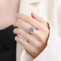 wholesale 925 Silver 5-Carat Firework Cut Aurora Six-Prong Ring for Women, Zhuozhifan Jewelry New Design-0-2