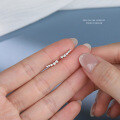 wholesale 925 Sterling Silver Zircon Star Stud Earrings For Women-0-5