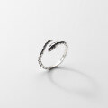 wholesale S925 silver Korean-style retro minimalist single-loop snake ring summer student personality accessory J9201-0-2