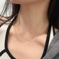 wholesale Sterling Silver S92 Full Diamond Letter S Pendant Necklace, Layering Collarbone Chain, Minimalist Style, Understated Designer Elegance, Fashion Blogger Favorite-0-2