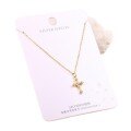 S925 Silver Minimalist Cross Pendant Necklace Wholesale Women's Trendy-0-3