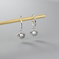 wholesale S925 Sterling Silver Fresh and Sweet Ins Style Niche Design Exquisite Shell Pearl Ear Clasp M06658-0-2