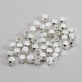 wholesale 925 Sterling Silver Crushed Silver in Grams Scattered Beads Diamond-Shaped Square Spacer Beads Ornament Crystal Bracelet String DIY Braiding Material-0-0