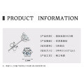 S925 Sterling Silver D-Color Moissanite Floral Six-Prong Stud Earrings-0-4