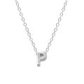 wholesale Metal 925 Silver Plain 26 Letters Pendant Necklace, Ins Luxury Hot-selling Choker-0-44