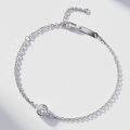 S925 Silver Bubble Bracelet with Champagne Gold/Rose Gold Plating-0-5
