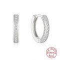 wholesale S925 Sterling Silver Three-Row Diamond-Encrusted Light Luxury Ear Hoop, Ear Clip, Earring for Women, Korean Version, Temperament, Personality, Niche, High-End Sense-0-6