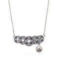 wholesale S925 Sterling Silver Wuchao Coin Necklace, Fashionable Minimalist Wealth-Attracting Style Women's National Trend Ethnic Creative Collarbone Chain-0-4
