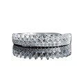 wholesale 925 silver new jewelry European and American ins minimalist style stacking diamond ring band cross-border bestseller-0-4