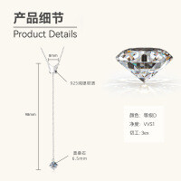 S925 Sterling Silver Butterfly Moissanite Layering Necklace-Style E [Clearance Sale - Free Shipping] Silver  925 Silver