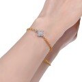 wholesale S925 Sterling Silver Double-Sided Four-Pointed Star Bracelet, Stylish and Elegant Ins Style Light Luxury Daily Wear-0-4