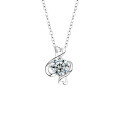 S925 Sterling Silver Moissanite Zodiac Necklace for Women-0-6