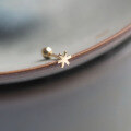 wholesale 9K Gold Star Ear Cartilage Piercing, Minimalist, Sparkly, Elegant, and Unique-0-0