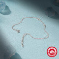 wholesale 925 Sterling Silver Mini Cross Single Diamond Ladies Bracelet,-0-3