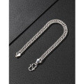 wholesale 925 Sterling Silver Men's Cuban Chain Bracelet, Ins Hip-Hop Trendy Thick Rope Chain Bold Accessory Gift for Boyfriend-0-1