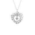 S925 Sterling Silver Moissanite Dreamcatcher Pendant Necklace-0-3