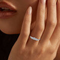 S925 Sterling Silver Romantic Crown Engagement Ring for Women, Luxe and Unique Design-0-0