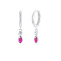 wholesale Sterling Silver S925 Teardrop Earrings for Women with Zirconia Ear Hoops Ear Clasps Cross-Border Light Luxury High-End Long Tassel Accessories-0-13