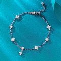 wholesale S925 Silver New Full Diamond Adjustable Tassel Bracelet, Versatile and Stylish, Can Be Worn as Ankle Chain, Available for Drop Shipping-0-0
