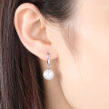 wholesale S925 Sterling Silver Pearl Earrings for Women, Ear Clips, Minimalist and Exquisite Ear Drops, Light Luxury Advanced Sensibility, No-Piercing Ear Accessories, Niche-0-1
