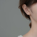 wholesale S925 Sterling Silver Mini Beaded Spiral Stud Earrings, Japanese-style Girly Elegant Accessories G9798-0-2