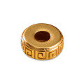 wholesale Gold-plated S925 Ancient Silver Handmade Huiwen Bead Spacer for DIY Bracelet, Wenwan Bracelet, Necklace, Jewelry Accessories-0-4