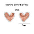 wholesale 999 Sterling Silver Irregular Colorful Stud Earrings for women-0-13