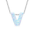 S925 Sterling Silver Necklace with Moissanite Pendant, Unisex Classic Style, Clearance Shipping Included-0-32