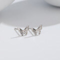 wholesale Metal material, Temu drop shipping niche design sense small fresh forest style butterfly earrings women minimalist earrings cross-border new accessories-0-0
