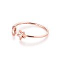 wholesale 18K Rose Gold Diamond Ring AU750 Open Shank 14K Yellow Gold Jewelry 9K White Gold Moissanite Women's Accessories-0-1