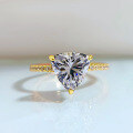 wholesale S925 silver new style 1-carat fat triangle precision-set full diamond micro-pave ring for cross-border-0-0